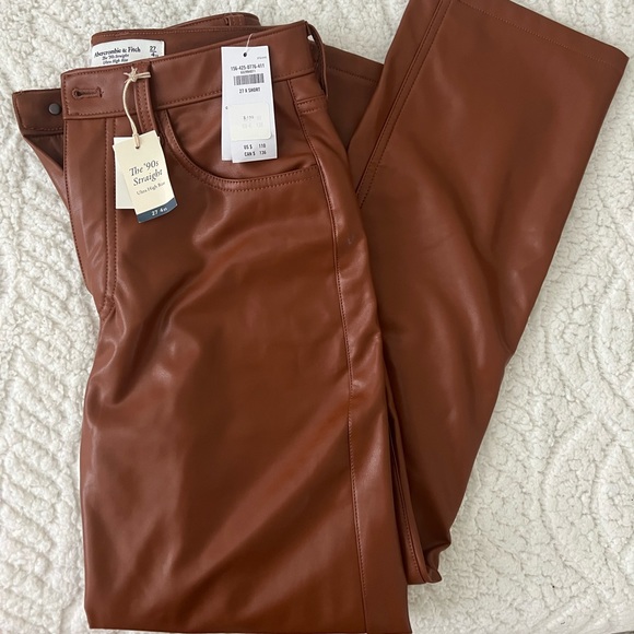 Abercrombie & Fitch Pants - Abercrombie Leather Pants